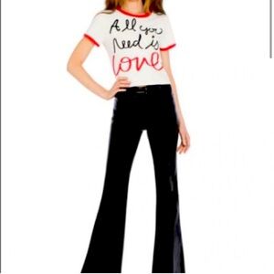 Alice + Olivia Beatles shirt